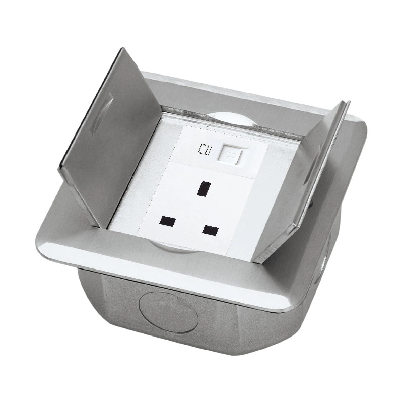 Hidden Floor Socket Box Square Open Cover Type Socket